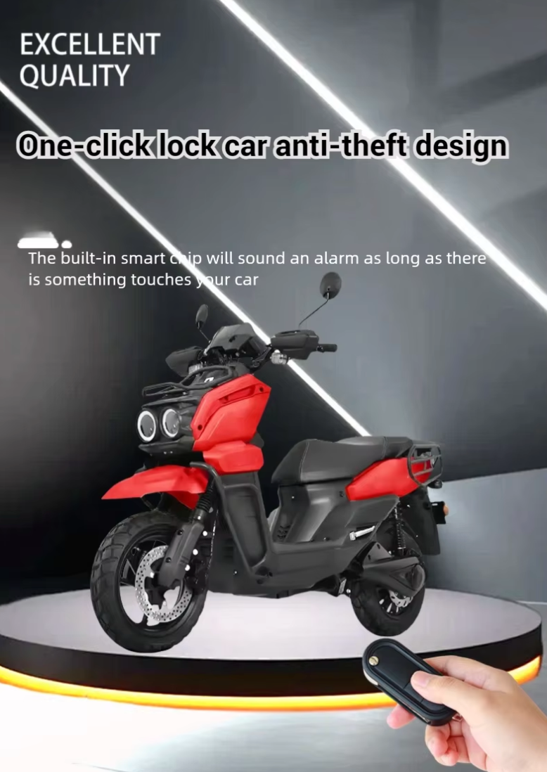 Moto eléctrica scooter 2000W con batería de litio – vista 4