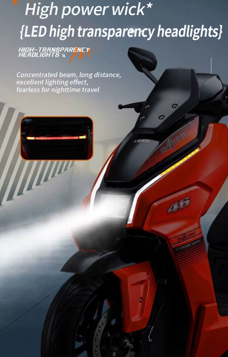 Moto eléctrica scooter 2000W 2.0 con batería de litio – vista 9