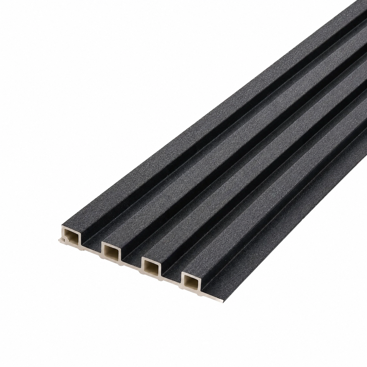 Revestimiento interior • WPC Wall Panel • Negro Escarchado • 15.5x240x1.8cm