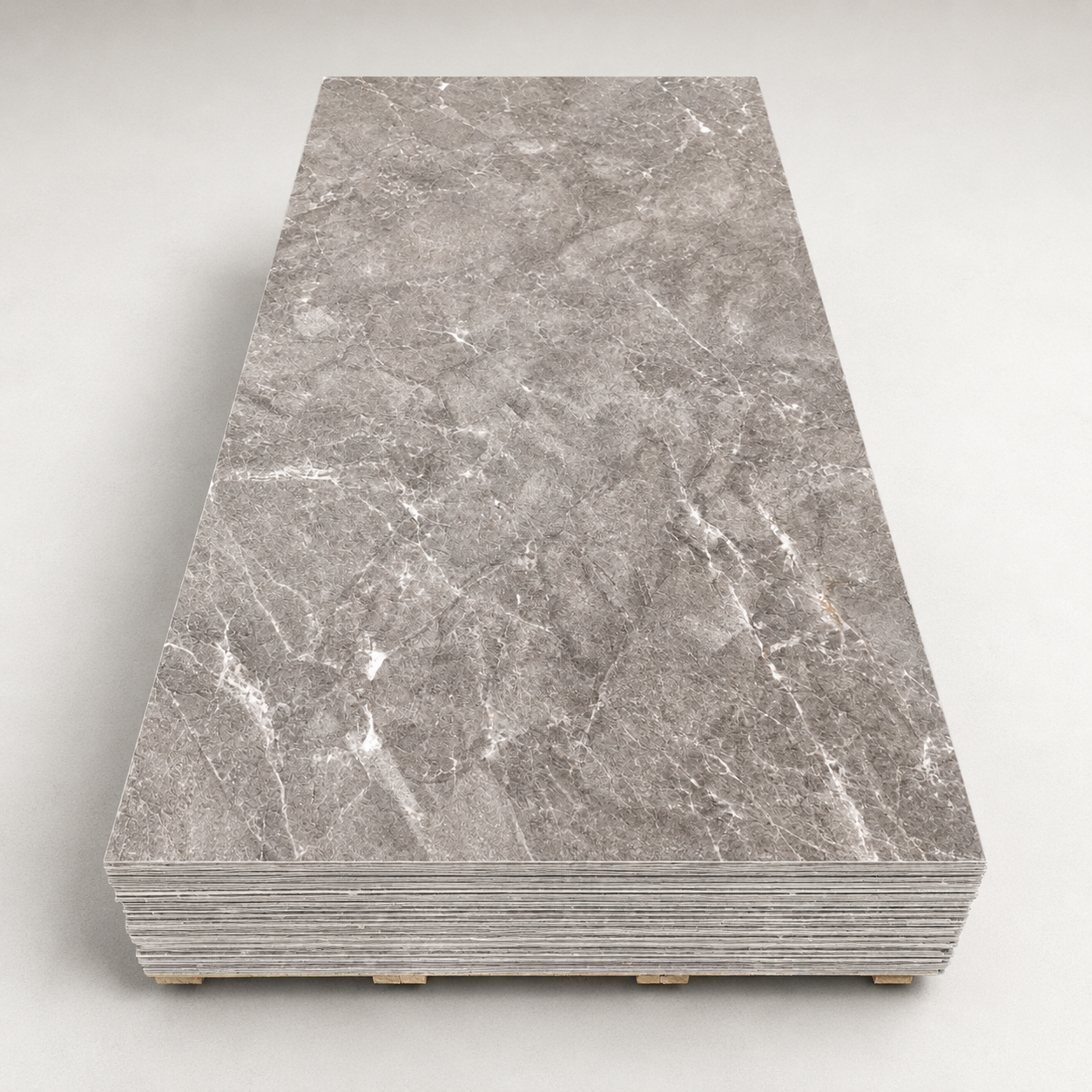 Revestimiento interior • Panel Mármol PVC • 244x122x0.3cm • Rocca • Superficie texturizada