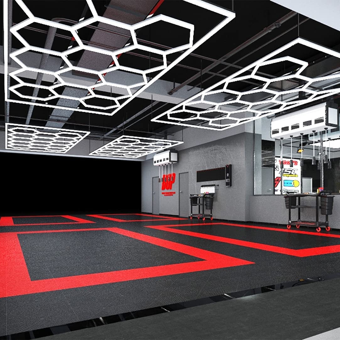 Luz Led Spectra • Rack Hexagonal • 4.11x3.79 mts • 498 Watts • 22 Hexágonos