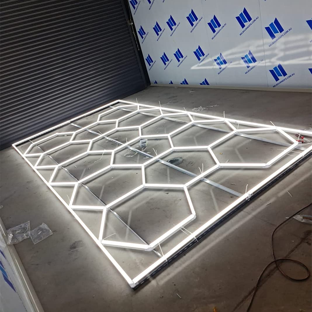 Luz Led Spectra • Kit 11 Hexágonos • 5.2x1.68 mts • 400 Watts