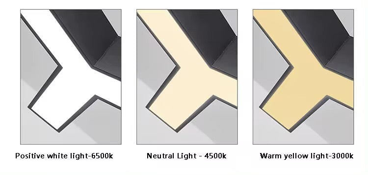 Luz Led Spectra Geométrica • Dimmiable 3.000-5.000-6.500K • Arista 1.2 mts • 120W