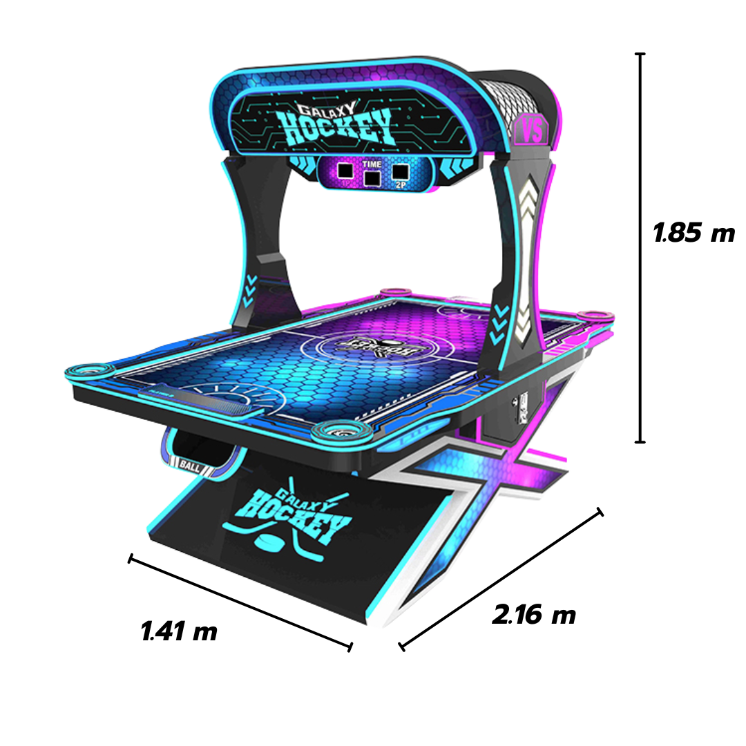 Mesa Super Air Hockey Arcade Premium • Iluminación RGB Cyberpunk