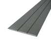 Revestimiento de Exterior Metal Siding • 290x38.3x1.6cm • Lineas gruesas • Gris • Pack 8 unidades