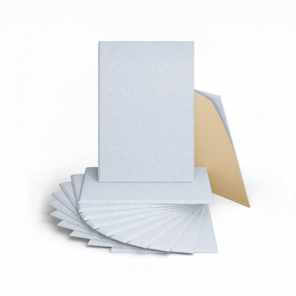 Panel Acústico Rectangular Liso • 40x30x1cm • PET • AutoAdhesivo • Pack x12 • 1 m2