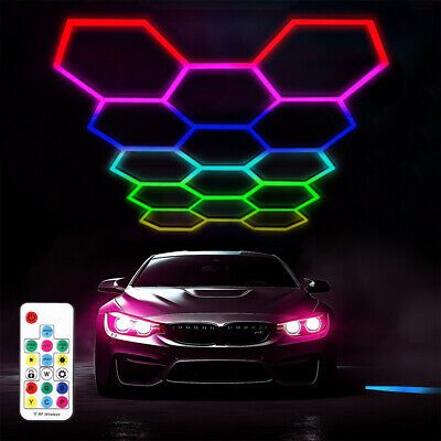Luz Led Spectra RGB • Rack Hexagonal • 4.78x2.41 mts • 14 Hexágonos