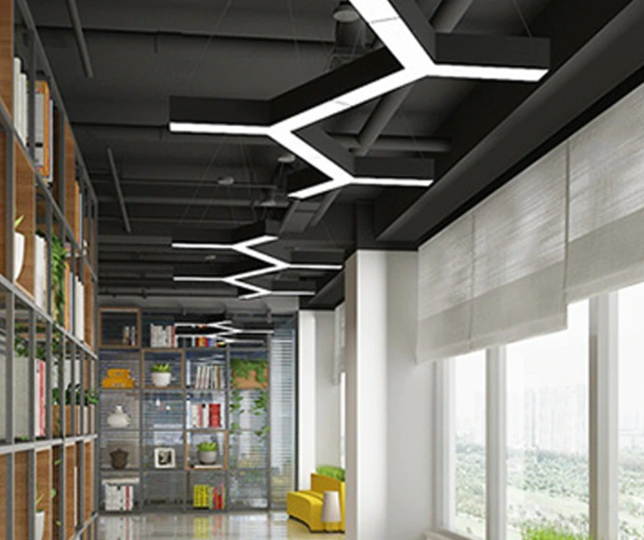 Luz Led Spectra Geométrica • Dimmiable 3.000-5.000-6.500K • Arista 1.2 mts • 120W