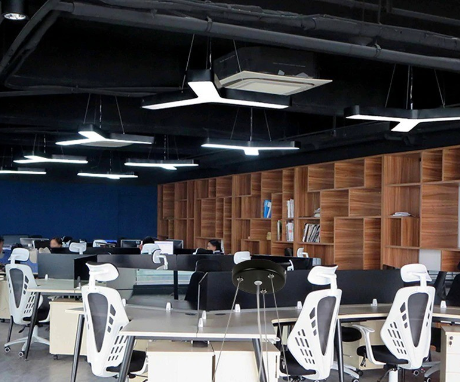 Luz Led Spectra Geométrica • Dimmiable 3.000-5.000-6.500K • Arista 1.2 mts • 120W