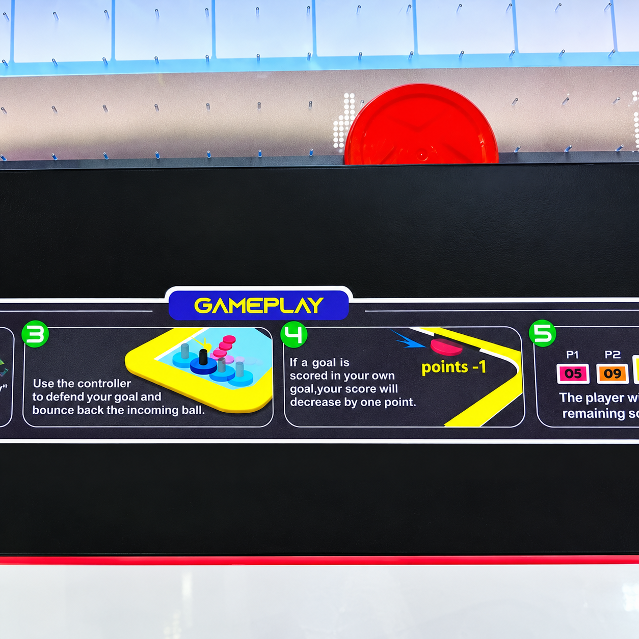 Mesa de Air Hockey Arcade Profesional con Monedero • Iluminación Led • Sniper Hockey