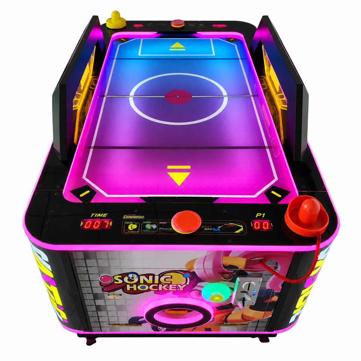 Mesa de Air Hockey Arcade Profesional con Monedero • Stick Star Hockey