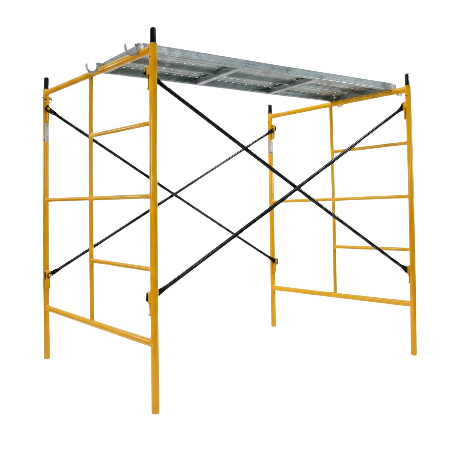 Andamio Estándar • 2 Marcos + 4 Diagonales + 1 Tablón 410 mm • Galvanizado