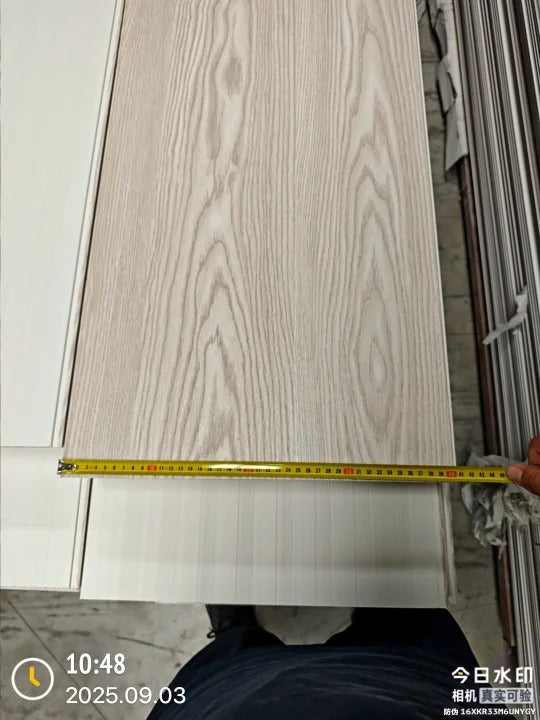 Revestimiento interior • WPC Wall Panel • Beige Liso • 40x240x1cm