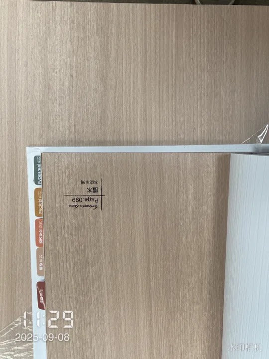 Revestimiento interior • Panel Compuesto Bamboo • 244x122x0.7cm • Efecto Madera Beige