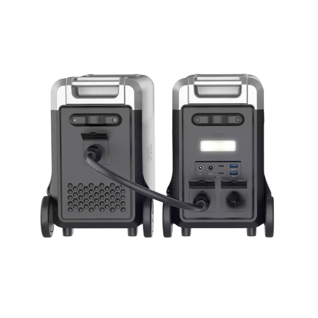Estación de Energía Solar Spectra • Pack x 2 • Portátil Outdoor • 7.680Wh/3600W • Recargable