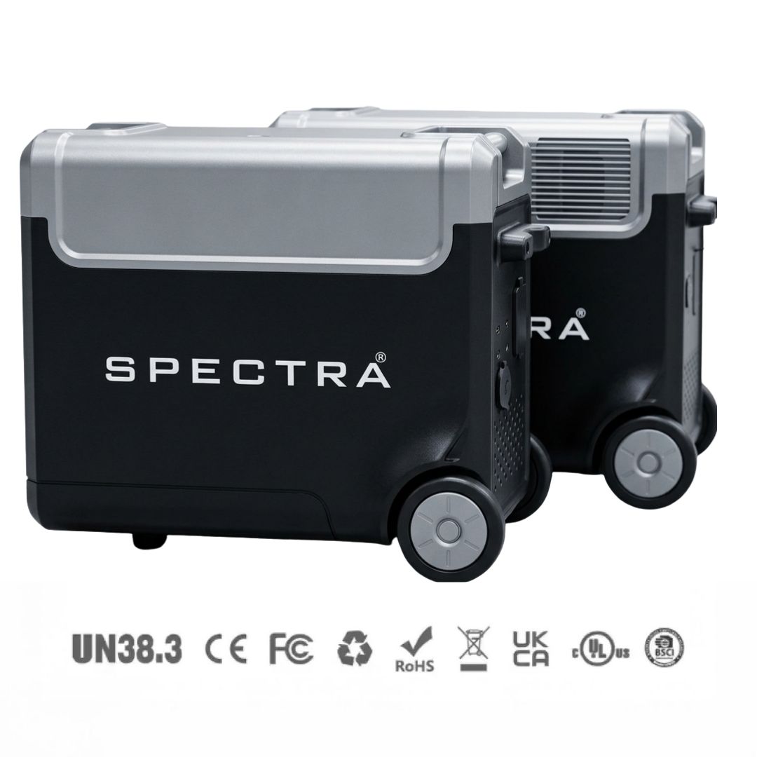 Estación de Energía Solar Spectra • Pack x 2 • Portátil Outdoor • 7.680Wh/3600W • Recargable