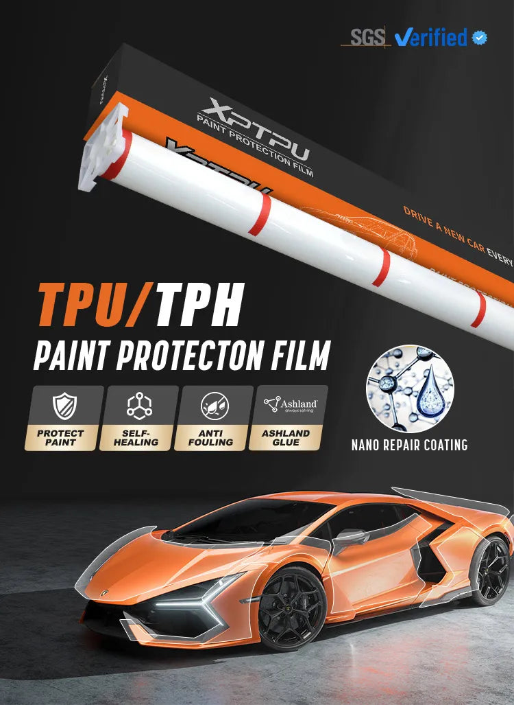 PPF Vehiculos • Paint Protection Film • Protección Invisible XPTPU • Rollo 1.52 mts ancho x 15 mts Largo