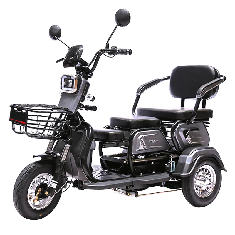 Triciclo eléctrico scooter 600W con batería de litio – Tropika