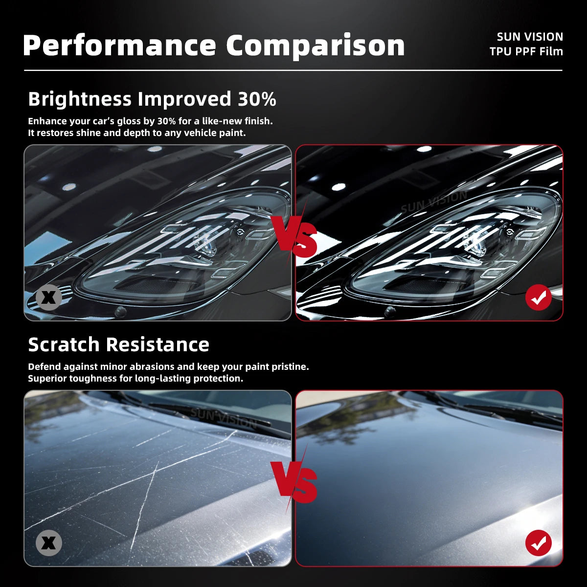 PPF Vehiculos • Paint Protection Film • Protección Invisible XPTPU • Rollo 1.52 mts ancho x 15 mts Largo