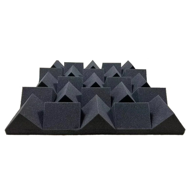 Panel Acústico Prisma • AutoAdhesivo • Pack X2 • Negro • 60x60x8cm • 0.72 m2