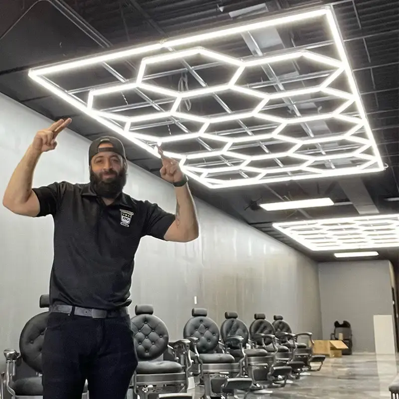 Luz Led Spectra • Kit 11 Hexágonos • 5.2x1.68 mts • 400 Watts