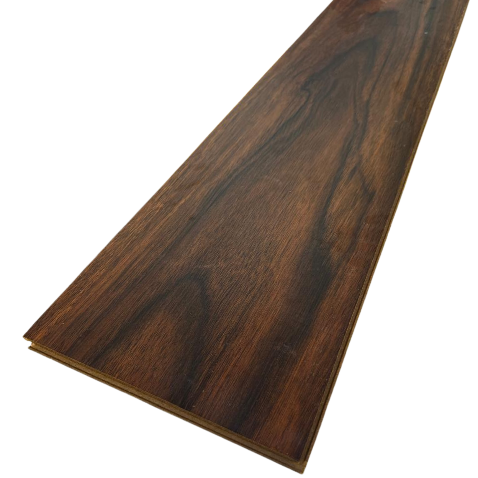 Piso Flotante 8mm • 1220x200mm • Caja 8 Palmetas 1.952 m2 • Nogal Tostado