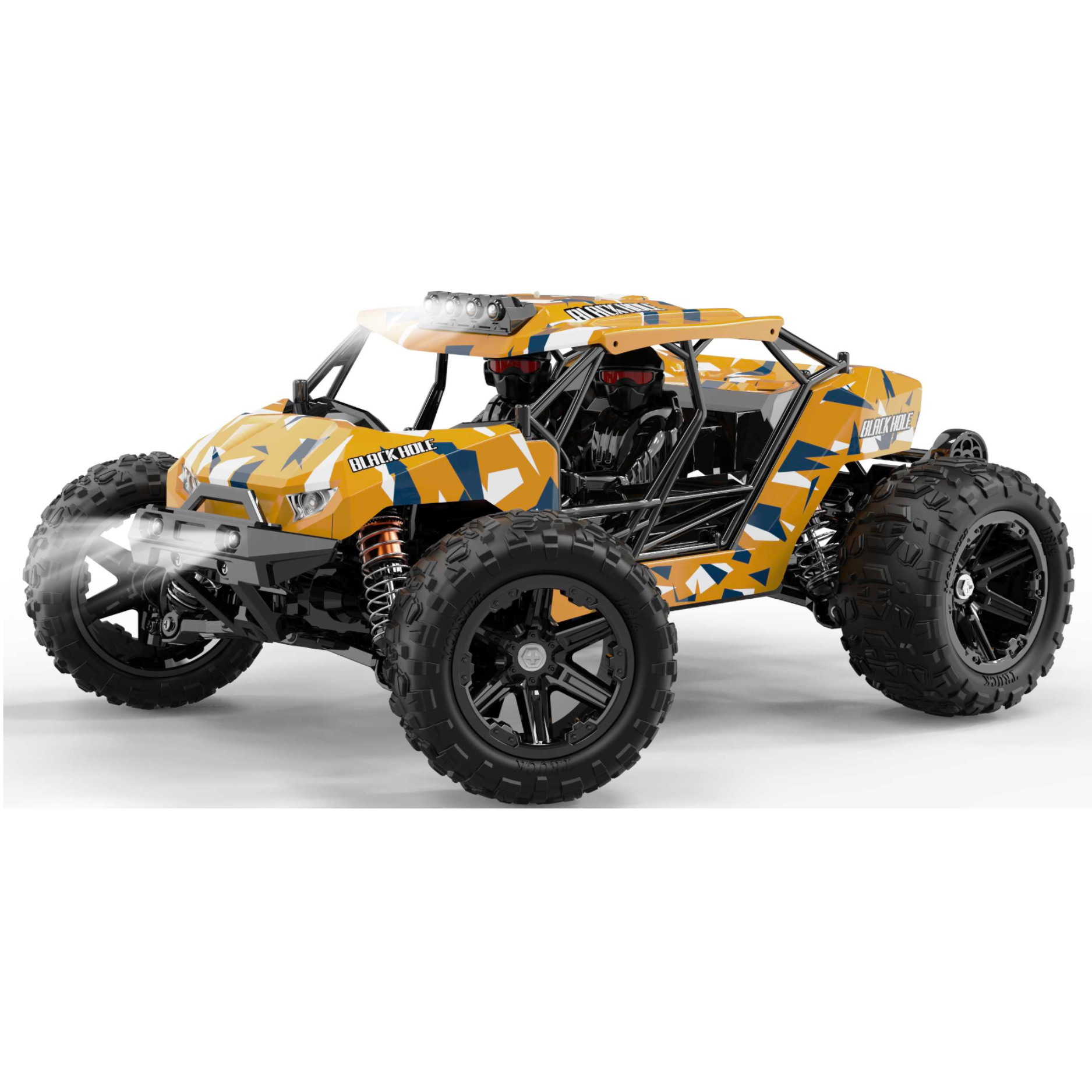 Auto a Control Remoto • Maverick Monster Truck 4x4 • 40 Km/h • Naranjo/Verde [PREVENTA]