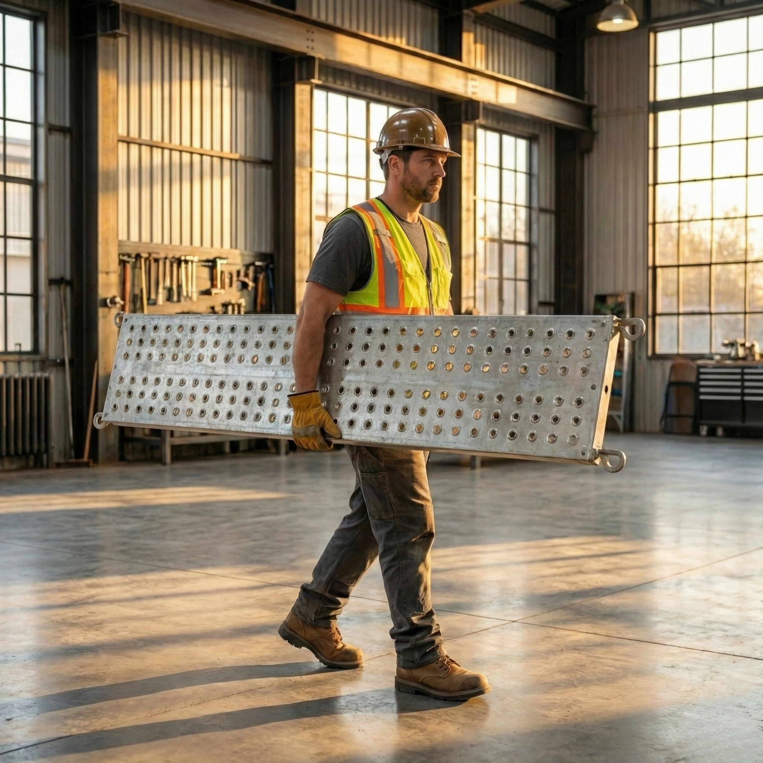 Tablón Andamio Galvanizado 410mm Ancho