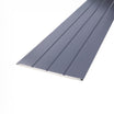 Revestimiento de Exterior Metal Siding • 290x38.3x1.6cm • Lineas gruesas • Gris • Pack 8 unidades