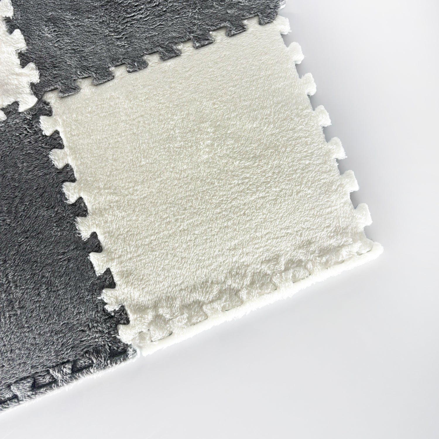 Borde Piso Tatami Acolchado para Niños • Modular • 30x3cm • Crema