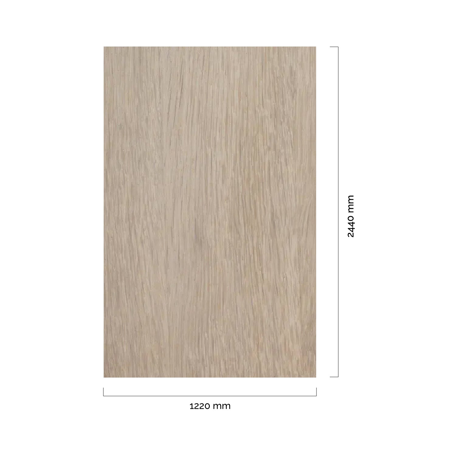 Revestimiento interior • Panel PVC • 244x122x0.3cm • Efecto Madera Beige • [Preventa]