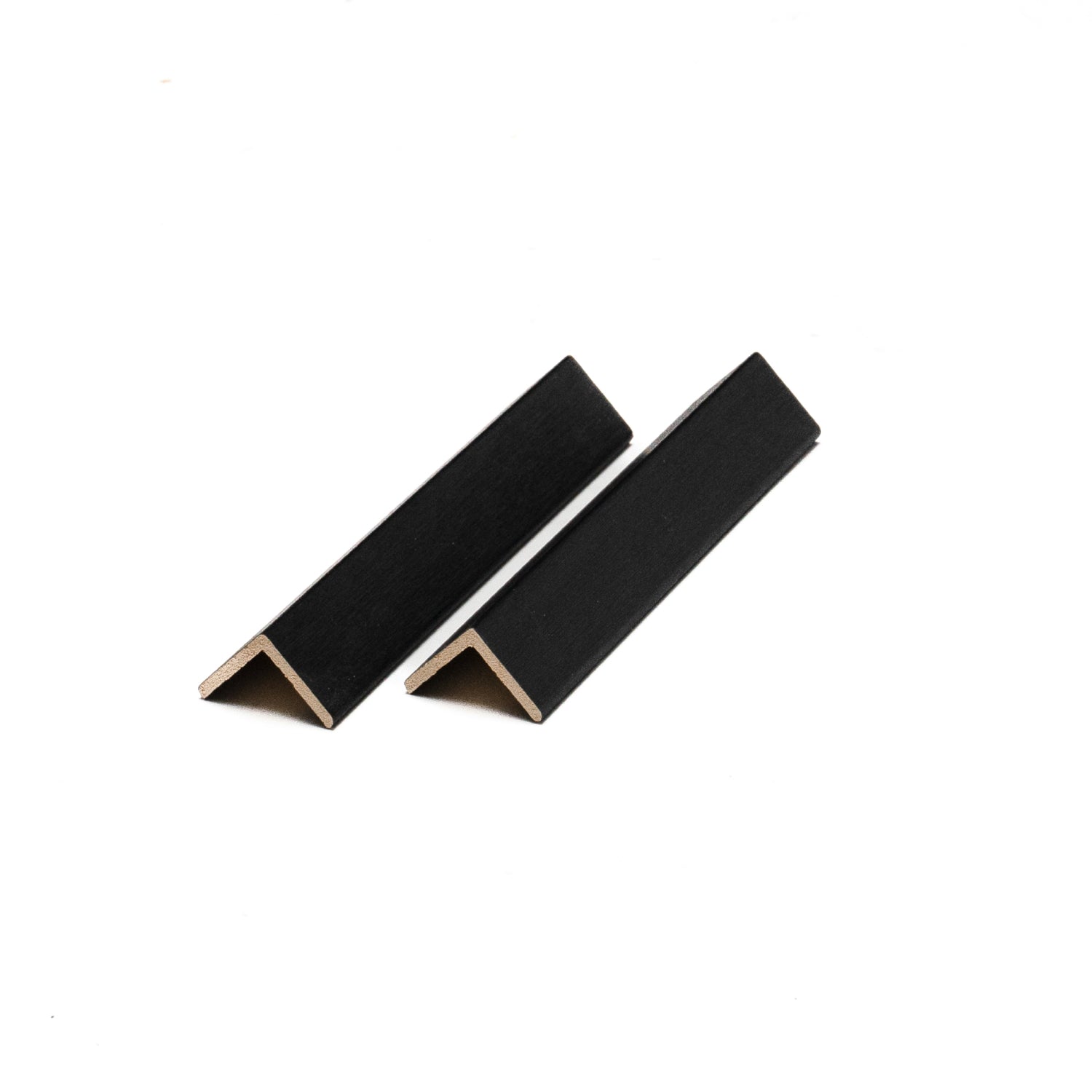 Perfil Esquina exterior • WPC Wall Panel • Negro • 2.5x2.5x290cm • [Preventa]