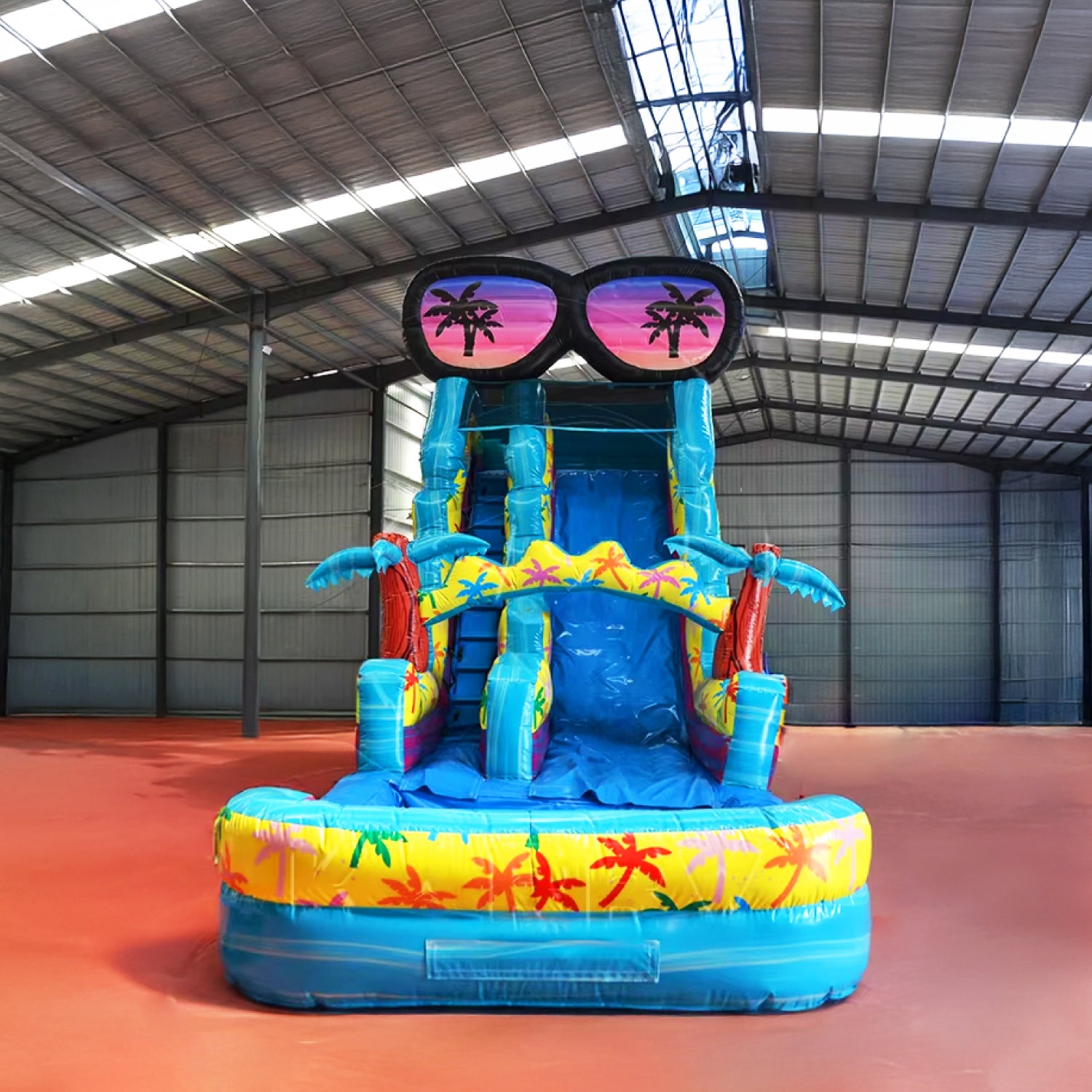 Juego Inflable • Hawái • Tobogán Acuático • 5.8x5.8x3m • [A Pedido] • Arriendo