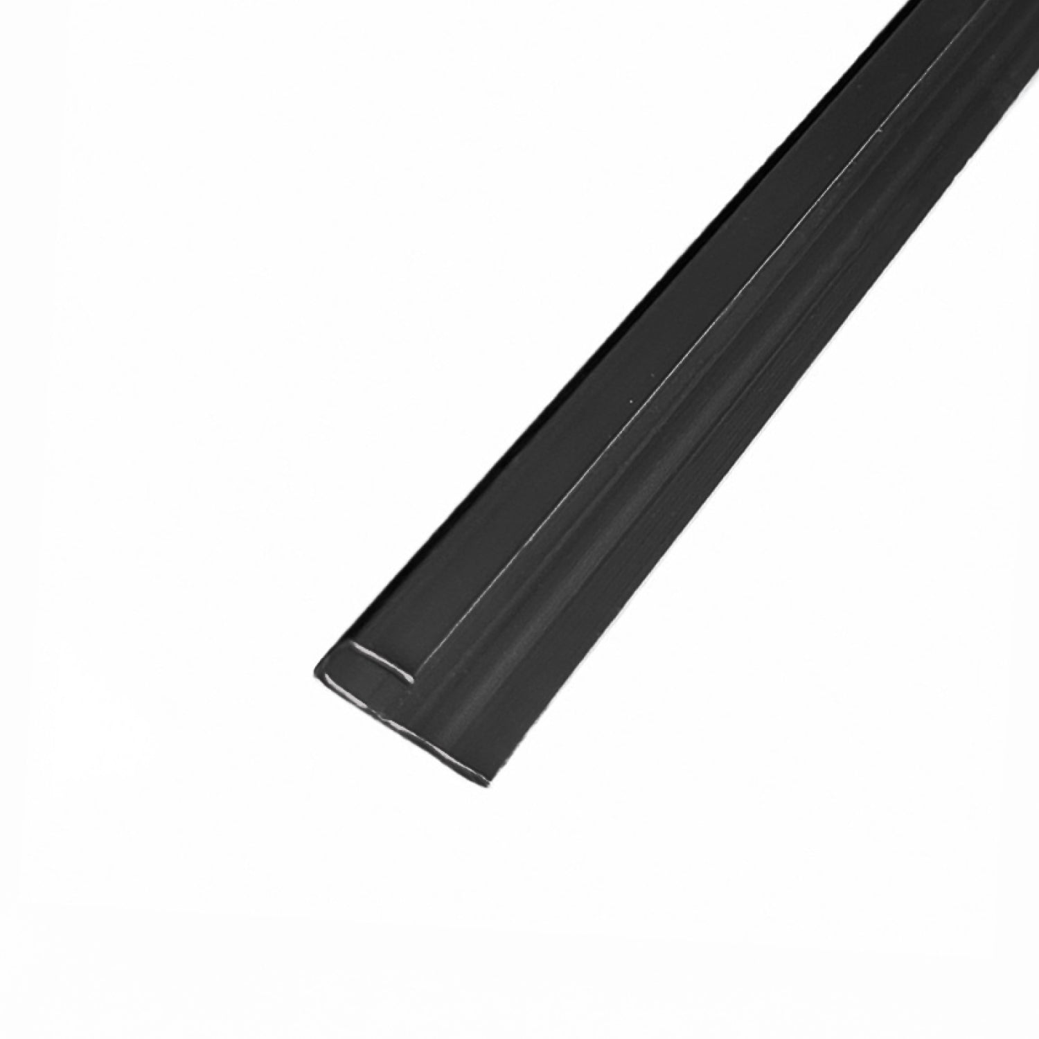 Perfil • Terminaciones Panel Mármol PVC • 2.5m • Unión Tipo J • Negro