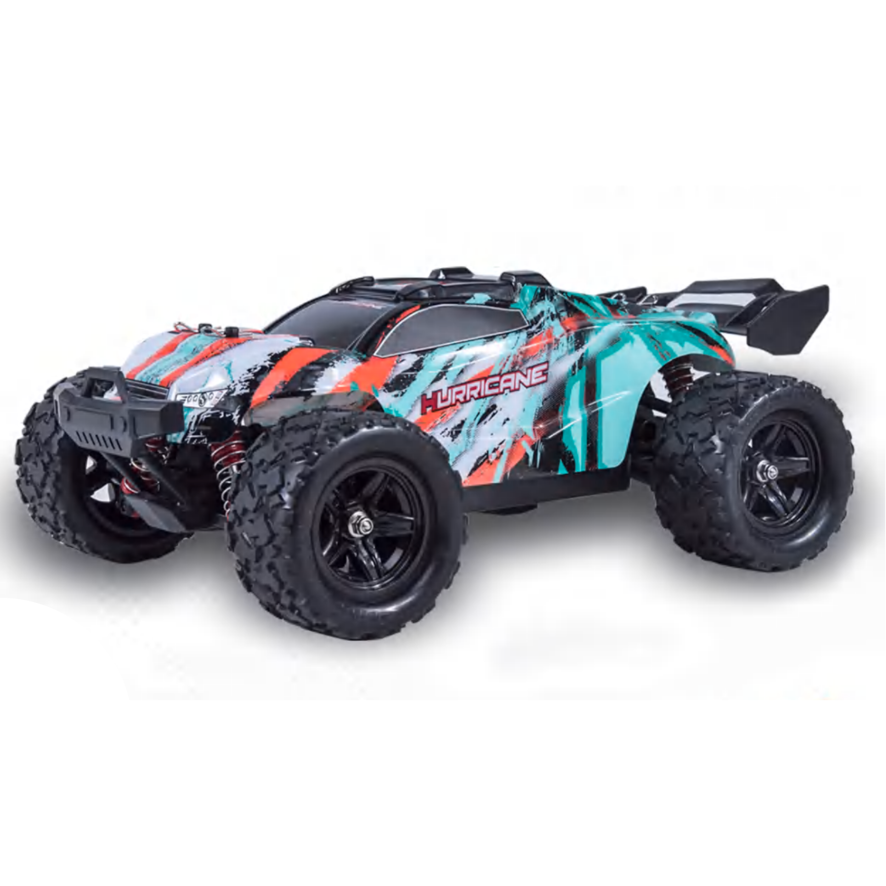 Auto a Control Remoto • Urricane Monster Truck 4x4 • 36 Km/h • Celeste/Rojo [PREVENTA]