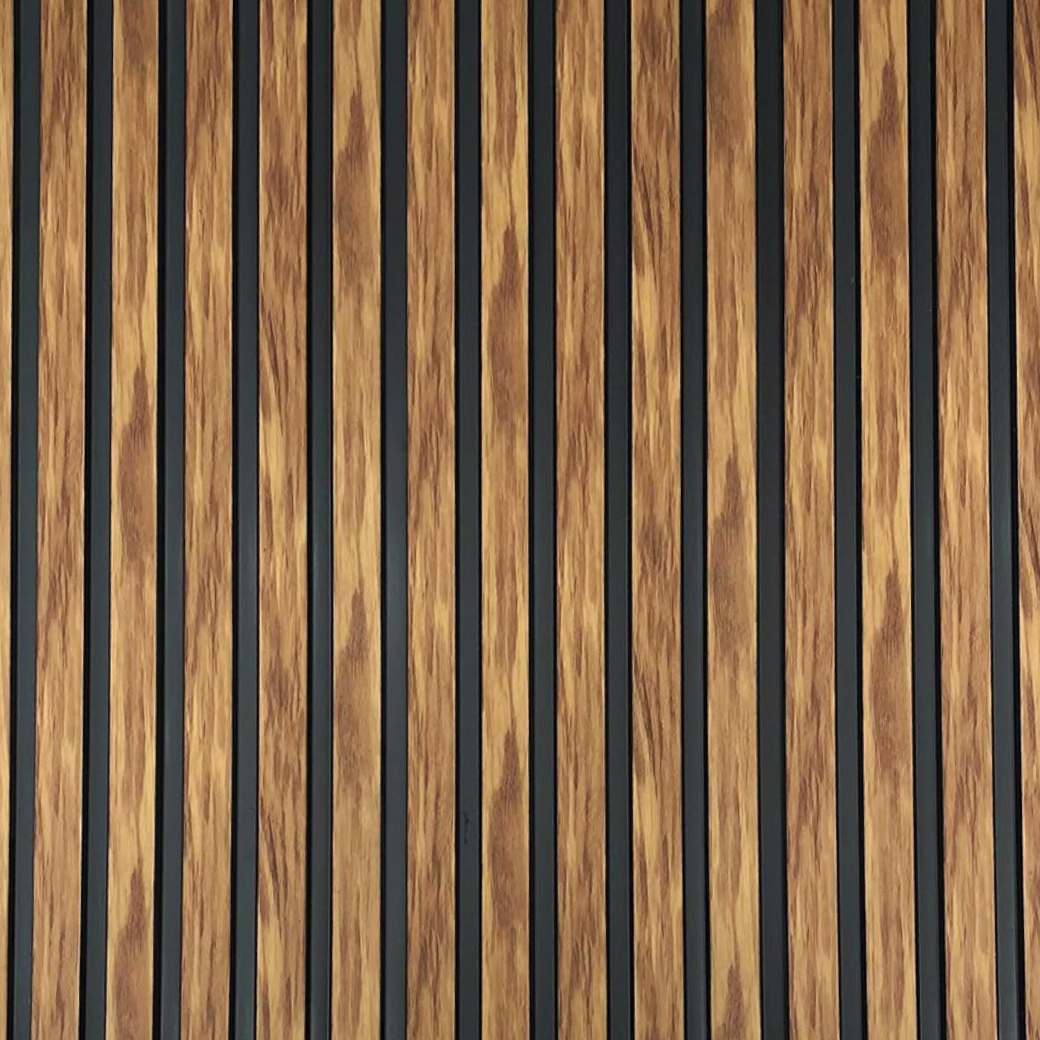 Revestimiento interior • WPC Wall Panel • Negro/Madera • 20.5x290x1.5cm • [Preventa]