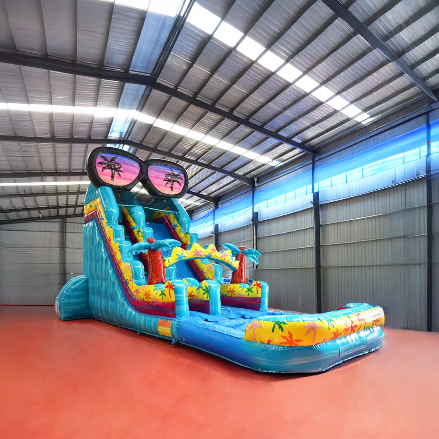 Juego Inflable • Hawái • Tobogán Acuático • 5.8x5.8x3m • [A Pedido] • Arriendo