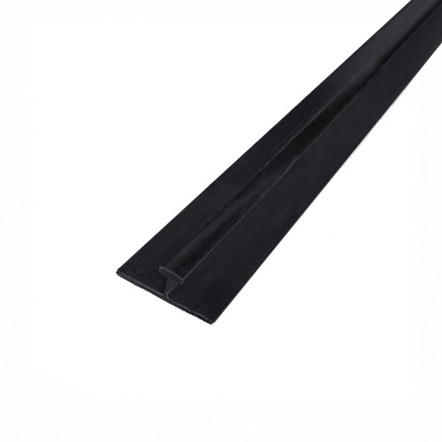 Perfil • Terminaciones Panel Mármol PVC • 2.5m • Unión Tipo H • Negro