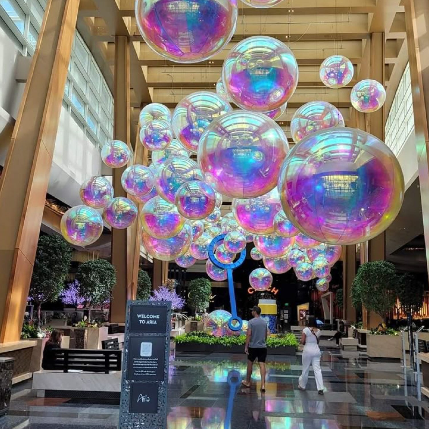 Globo Inflable PVC • Iridiscente • Efecto Espejo • Decoración • Arriendo