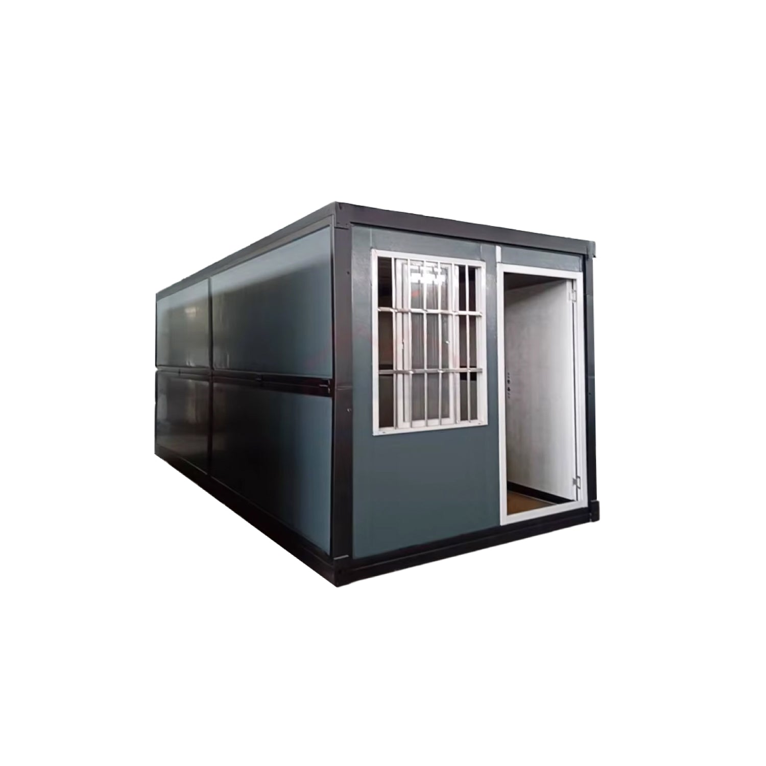 Módulo Oficina Plegable • Gris • 1 Pieza • 5,8x2,5x2,45 mt • [Preventa]