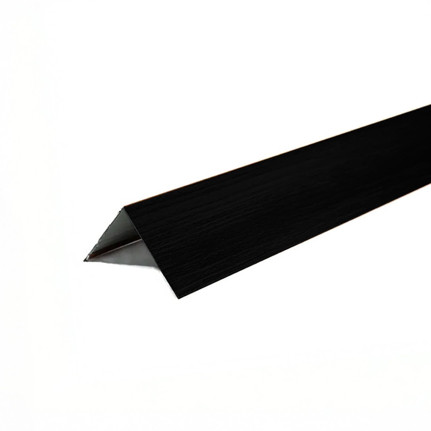 Perfil Esquina Exterior • Negro • Metal Siding • 290cm de largo