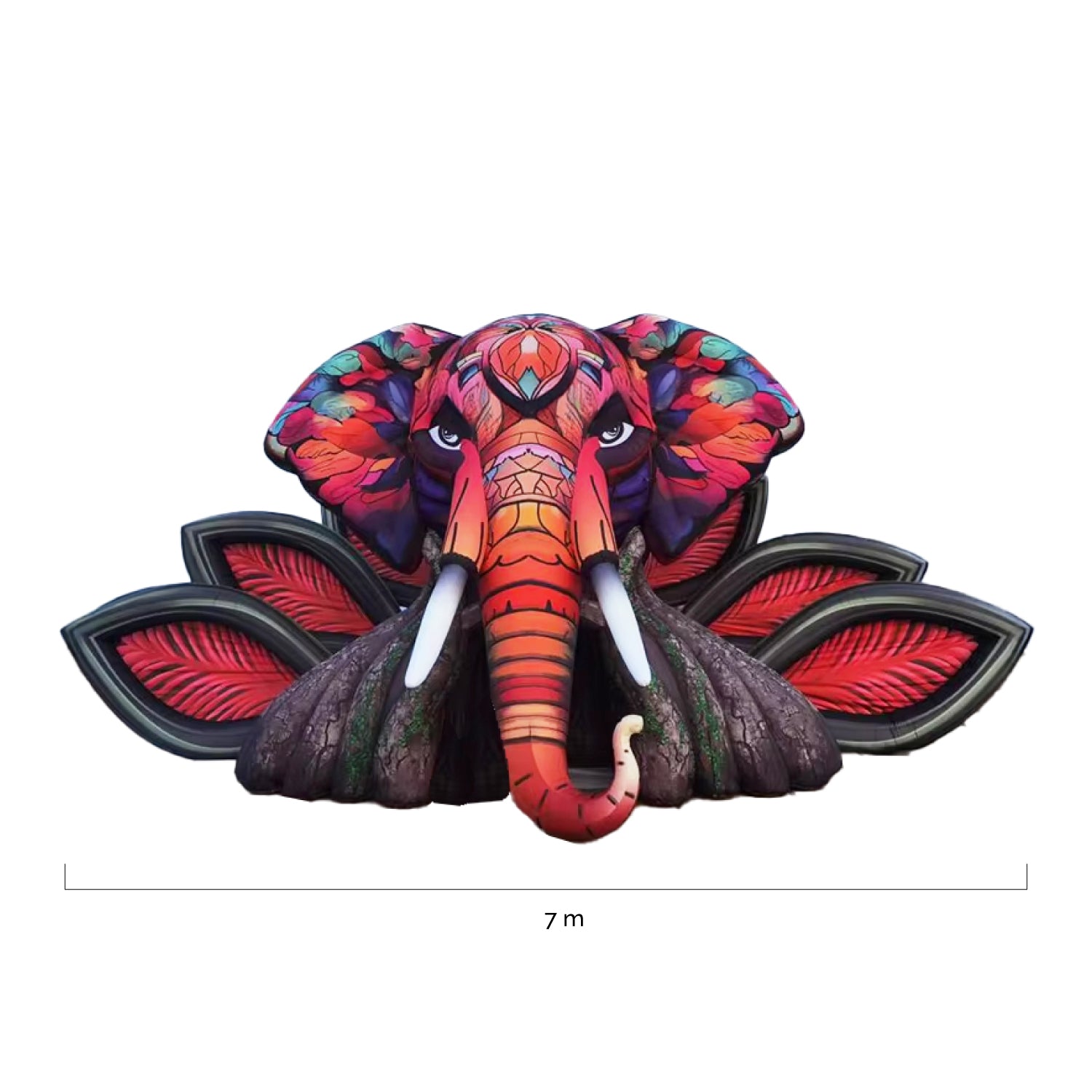 Juego Inflable • Elefante par Escenarios • Con Luz LED • 7mx5mx4m • [A Pedido] • Arriendo