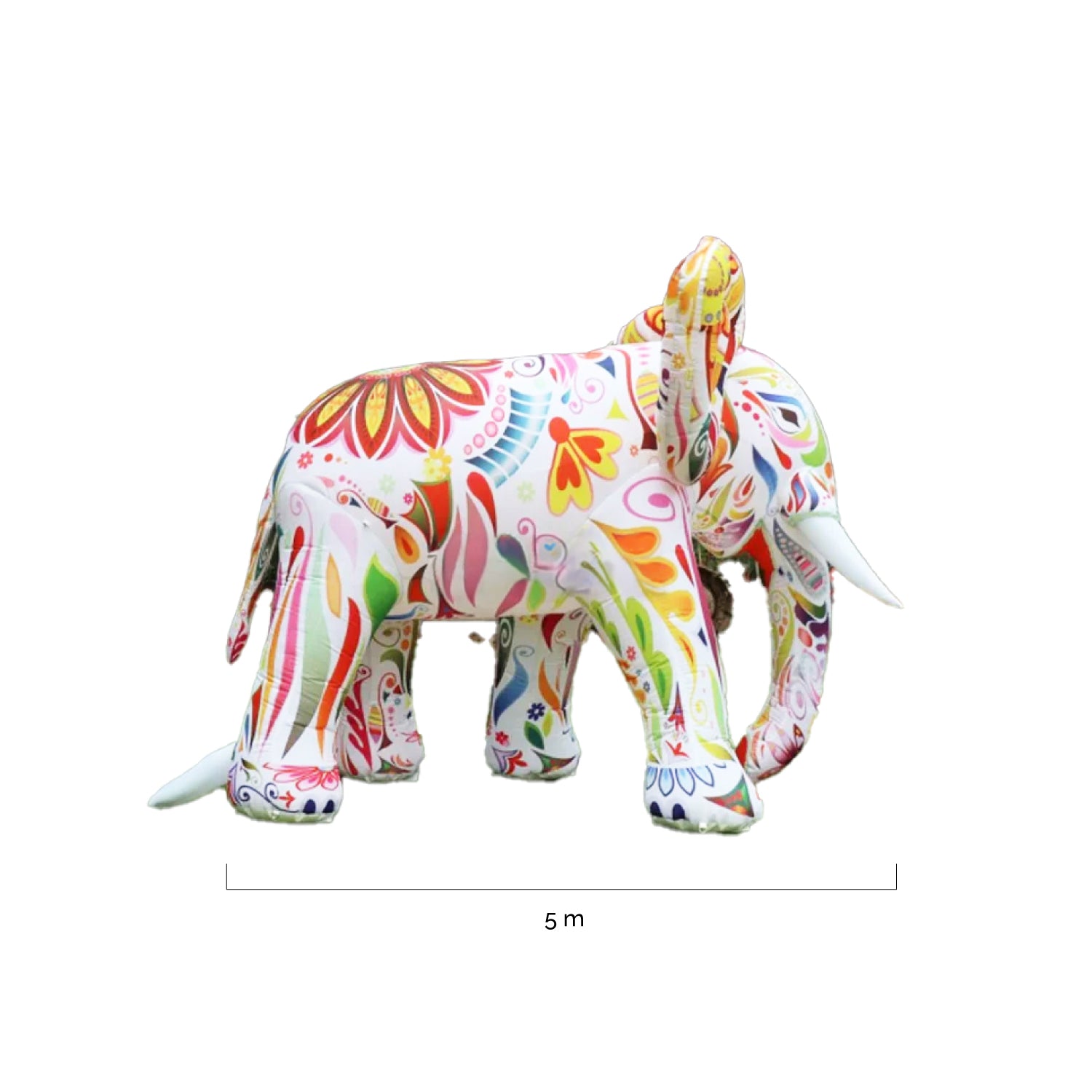 Juego Inflable • Elefante Colorido • Con Luz LED • 5mx5mx4m • [A Pedido] • Arriendo