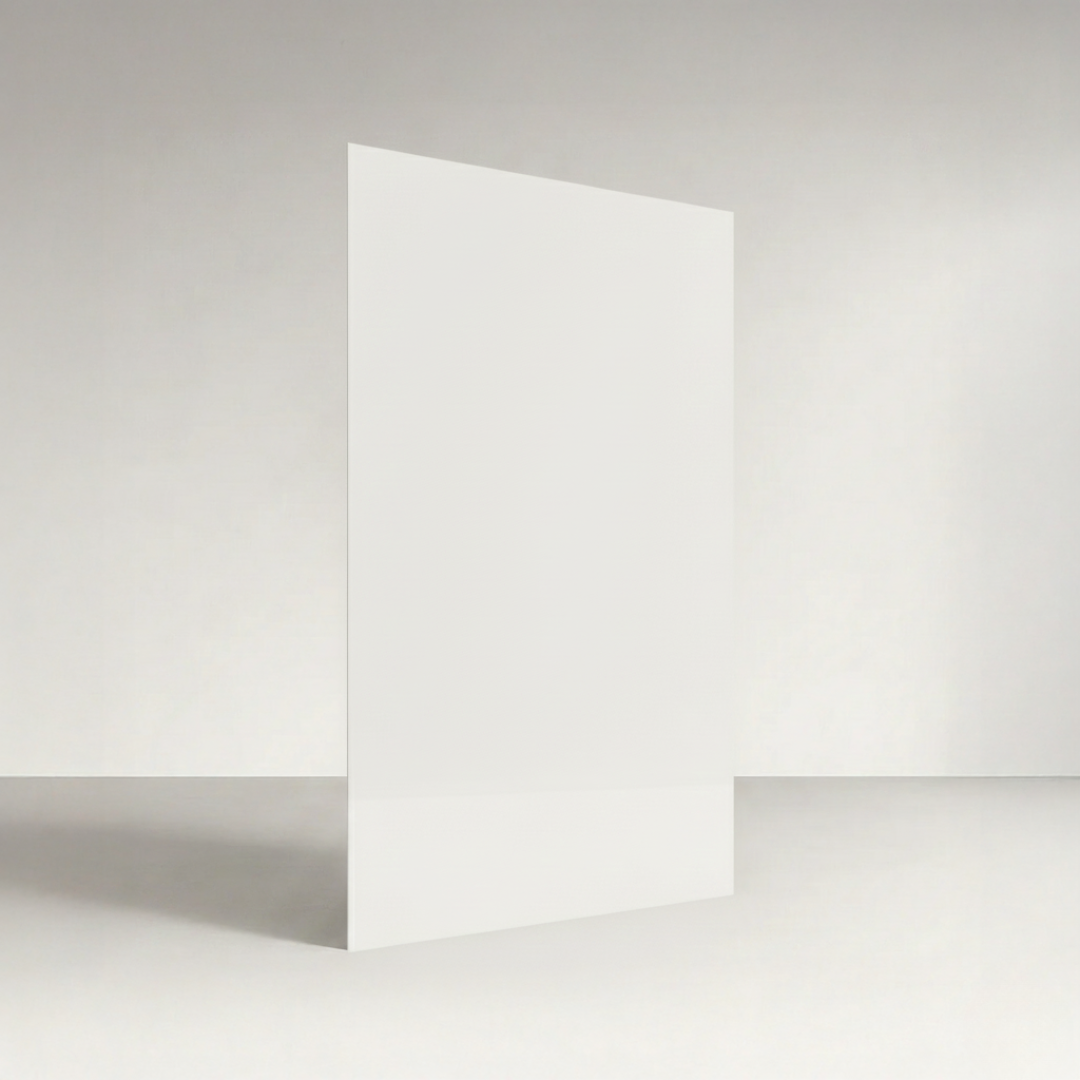 Revestimiento interior • Panel Mármol PVC • 244x122x0.3cm • Blanco Brillante