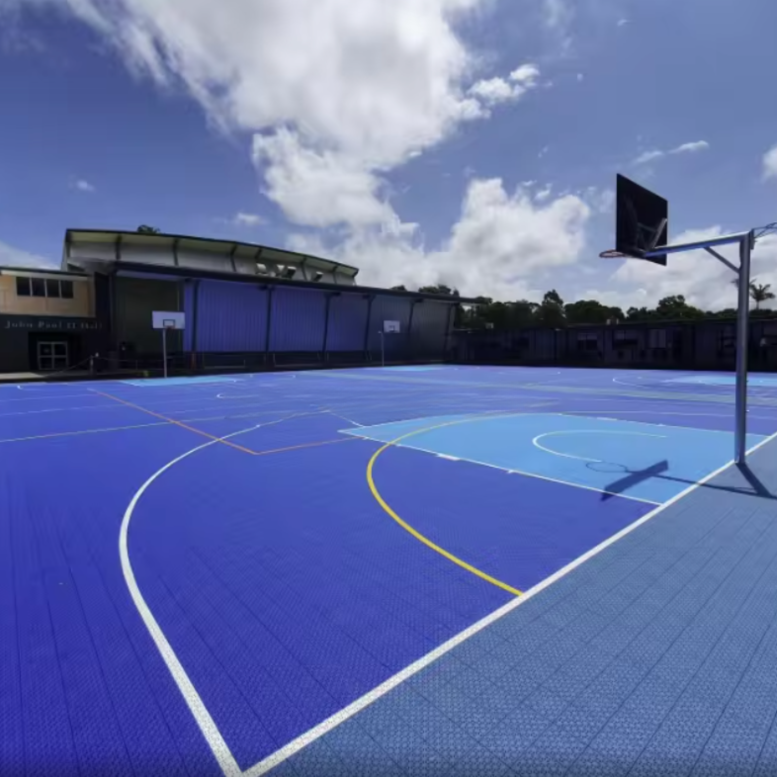 Futsal • Cancha 25 x 45 mts • Piso Deportivo Modular Elastic Pro