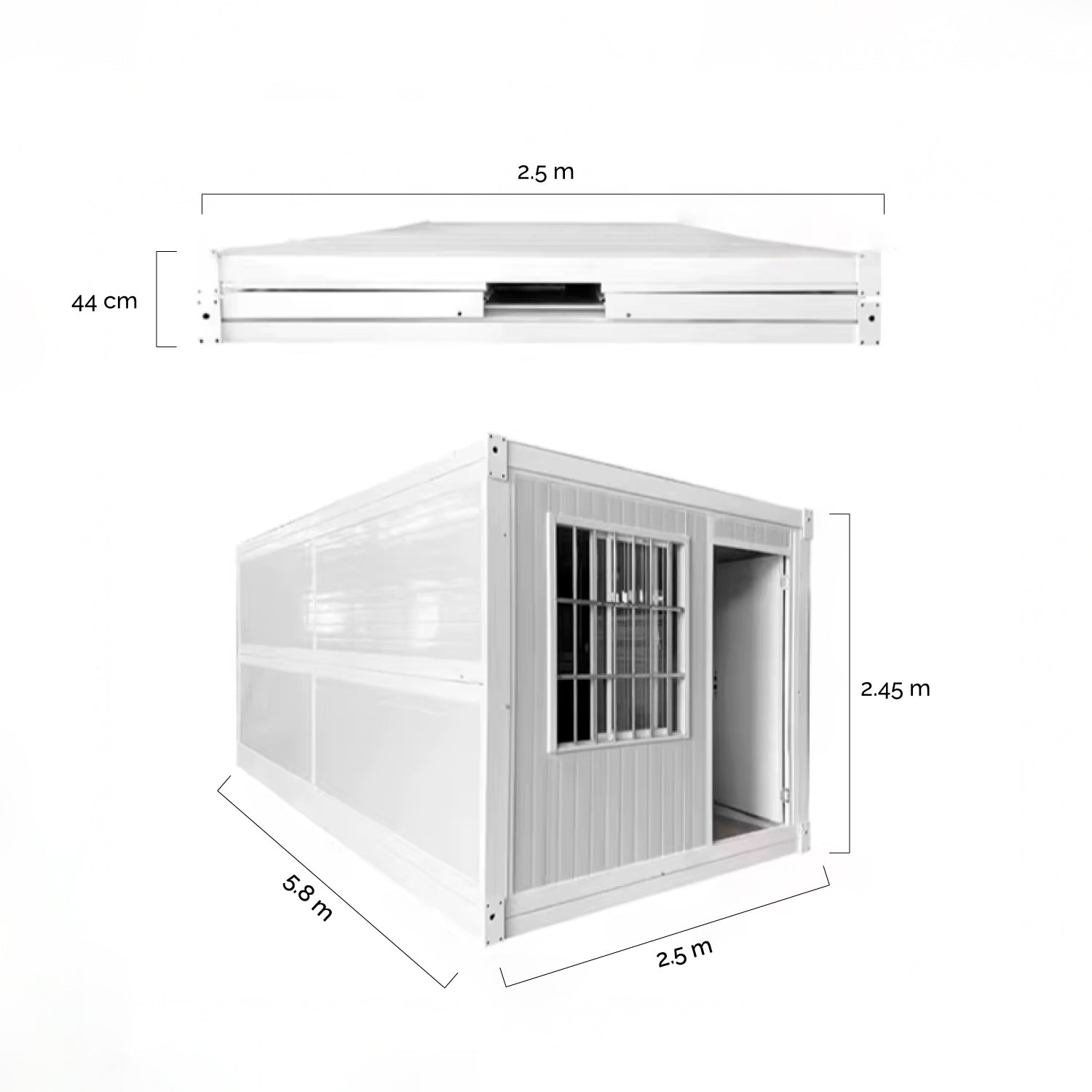 Módulo Oficina Plegable • 1 Pieza