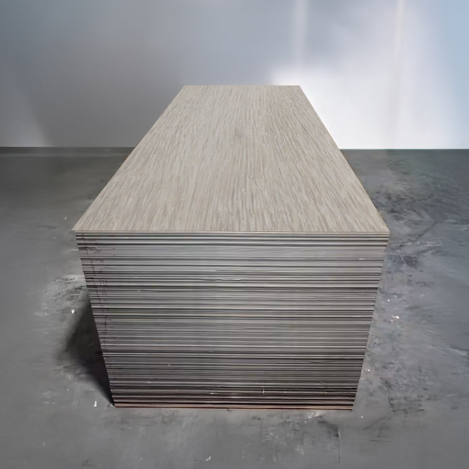 Revestimiento interior • Panel PVC • 244x122x0.3cm • Efecto Madera Gris • [Preventa]
