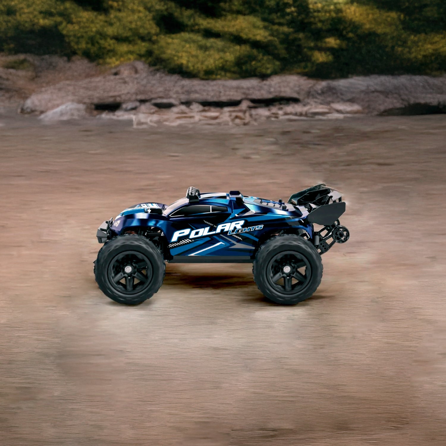 Auto a control remoto • Raptor monster truck 4x4 • 40 Km/h • Azul