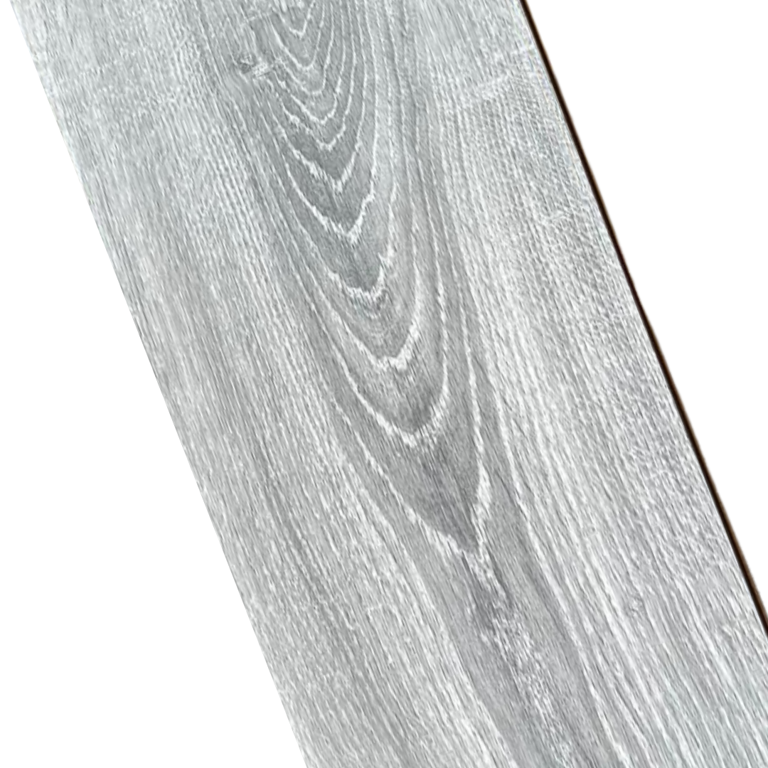 Piso Flotante 8mm • 1220x200mm • Caja 10 Palmetas 2.44 m2 • Gris Perla