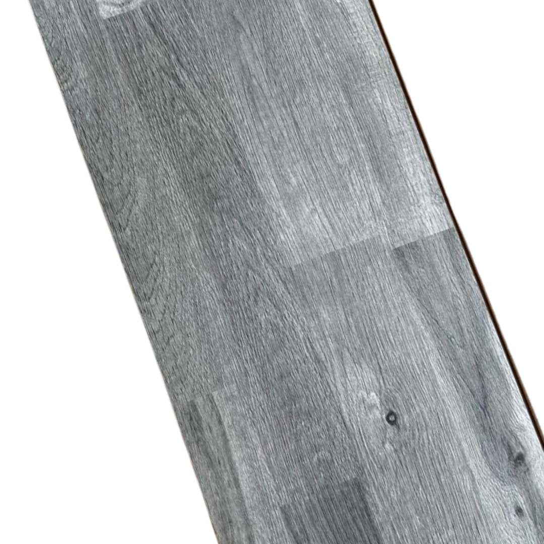 Piso Flotante 8mm • 1220x200mm • Caja 8 Palmetas 1.952 m2 • Gris Urbano